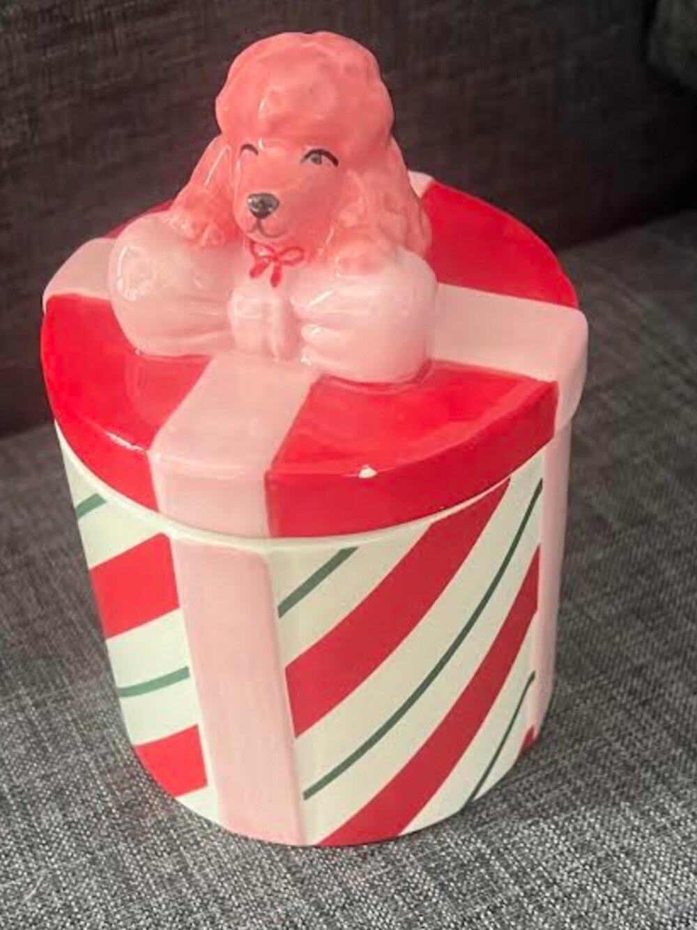 Poodle Dog Treat Jar